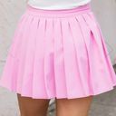 Pink Lily Pink Pleated Skirt Photo 3