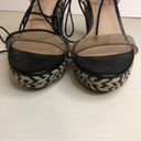 mix no. 6 SAMIRA ESPADRILLE Lace Up Wedge Sandals Women’s 7.5 Photo 5