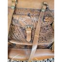 Patricia Nash  Zamora Tooled Leather Western Purse Satchel Tassel Shoulder Purse Photo 4