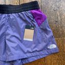 The North Face  Women’s X Shorts Size Large Lunar Slate Purple Cactus NWT Photo 1