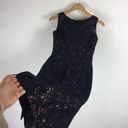 Black Halo  Wyatt Black Lace Embroidered Sheath Midi Dress Size 0 Photo 12