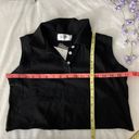 SEEK the Label NWT  Black Polo Sleeveless Crop Top Photo 3