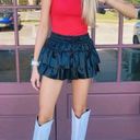 Boutique Tiered Skort Black Photo 0