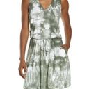 Sweaty Betty Take It Easy Drop Waist Dress in Miss Green Tie Dye - size XS Photo 1