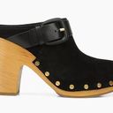 Veronica Beard  black Dacey Suede Mule Clogs size 5.5 Photo 0