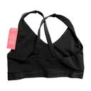 Commando NWT  Breathe Strappy Criss Cross Bralette Black Sz L Photo 3