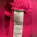 Good American NWT  Ribbed CREWNECK SWEATER FUSCHIA PINK Size S Photo 5