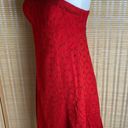 Donna Morgan Red Strapless Eyelet  Dress Photo 2