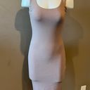 Naked Wardrobe Hourglass Midi Dress Nude Tan Large New Photo 3