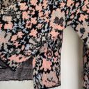 ZARA  Floral Jacquard Knit Sweater Medium Photo 3