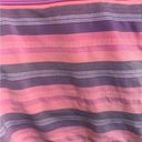 Athleta  Size M Pink/Purple Striped Swim Shorts Photo 1