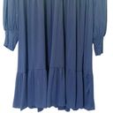 Karen Kane NWT  Long Sleeve Tiered Dress Navy Blue V Neck Women’s Size Large NEW Photo 7