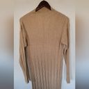 The Row All :  Tan Khaki The Marie Dress Ribbed Mock Neck Knit Midi Women's Small Photo 6