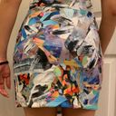 Jaded London Crystal Cyberwave Asymmetrical Skirt Photo 1