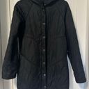 prAna  Diva Black quilted jacket with Sherpa lining size small Photo 2