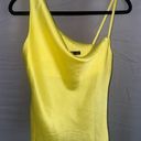 Nasty Gal Supper cute yellow Silk tank top Photo 0