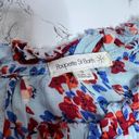 Poupette St. Barth  Ivy Mini Dress Blue Red Floral blue Kookoo Bird Photo 7