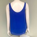 Old Navy  Sexy & Sheer Dressy Royal Blue Hi-Lo Tank Top Size SP Photo 1