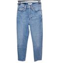 RE/DONE  High-Rise Ankle Crop Button Fly Jeans in mid 90s size 24 Photo 39