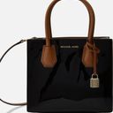 Michael Antonio Michael Kors Mercer Messenger Patent Leather Purse Photo 1