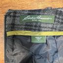 Eddie Bauer  Skirt Women 8 Plaid Tartan Gray Black Mini Wool Blend Pockets Pencil Photo 5