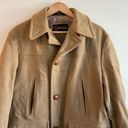 Vintage McGregor Camel Car Wool Fleece Line winter Peacoat Sz 38 Tan Size M Photo 2