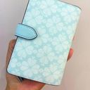 Coach Kate Spade Blue Glow Multi Signature Spade Flower Medium Compact Bifold Wallet Photo 2