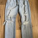 frame denim FRAME Size 28 High Rise Le Original Button Fly Distressed Crop Jeans Light Wash Photo 0