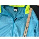 Canari Medium Womens Jacket Zip Golf Aqua Blue Yellow Lightweight Long Sleeve Photo 9