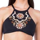 Kenneth Cole  black embellished bikini top. NWT Photo 0