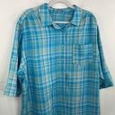 Woman Within  Linen Blend Button-Front Shirt size 18/20 plus size Photo 1