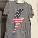 Grayson Threads Gray American Flag T Shirt Photo 0