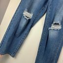 Eloquii  Elements Distressed Straight Leg Jeans Sz 22 Medium Wash Stretch Denim Photo 6