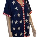 Quacker Factory Patriotic Stars And Striped Cardigan Photo 2