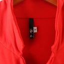 Edge Noblu Red Stretch Cotton Knot Button Raw  Collared Swing Jacket 2 L XL Photo 2