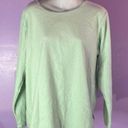 Carole Hochman  Long Sleeve Super Soft Pale Green Blouse Size Medium Photo 0