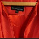 Cynthia Rowley COPY - COPY -  burnt orange 100% silk dress for Fall 2023. Photo 1