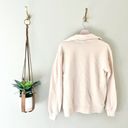 ALC Frank A.L.C Connor Collared Fleece Sweatshirt In Pink Tint in Size S Photo 5