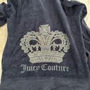 Juicy Couture  Women’s Medium Y2K Crown Velour Zip Up Jacket 2000s Photo 6