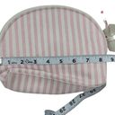 Juicy Couture  New Pink White Striped Cosmetic Makeup Case Bag Zip Around Photo 3