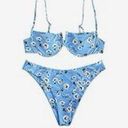 Zaful Floral V-Wired Bikini Set Swimsuit Photo 0