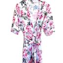 Show Me Your Mumu  Brie Pink Floral Short Sleeve Robe O/S Photo 2