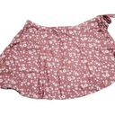 ANDIE  Skirt Only Swim Sarong Bottom Side Tie Coverup Ditsy Floral Rose Pink Sz M Photo 0