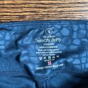 Sweaty Betty  7/8 Croc Embossed Teal Yoga Leggings S Photo 3