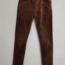 Citizens of Humanity Citizen of Humanity Avedon Low Rise Skinny Leg Suede in Brown Size 27 Photo 4