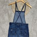 McGuire Denim  Huffine Culotte Overalls Wide Leg Cropped Blue Size 26 Photo 7