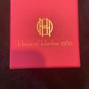 House of Harlow Gold Hoop Earrings Photo 1