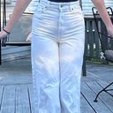 ZARA White High Waisted Jeans Photo 0