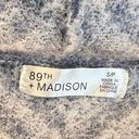 89th and Madison  Open Front Long Cardigan Women’s Size Small Chevron Fuzzy Pockets Photo 7