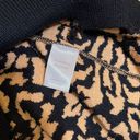 Lovers + Friends  Distressed Arlington Leopard Print Turtleneck Sweater Top Photo 4